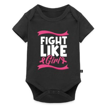 Fight Like A Girl Awareness Month, Cancer - Baby Premium short-sleeve bodysuit - black - Front
