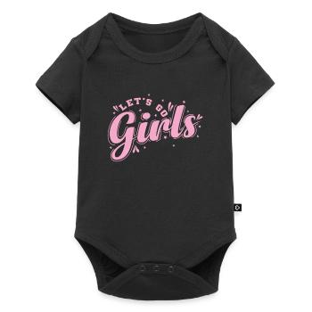 Let's go Girls Celebrating Dancing Music Friends - Baby Premium short-sleeve bodysuit - black - Front