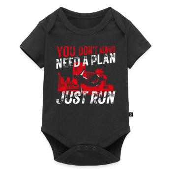 Parkour Free Running Traceur - Baby Premium short-sleeve bodysuit - black - Front