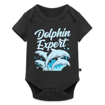 Dolphin Expert Dolphins Dolphins Dolphin Lovers - Baby Premium short-sleeve bodysuit - black - Front