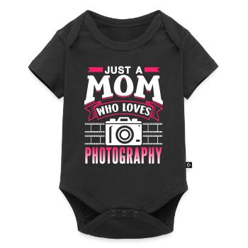 Only one mother Loves photography Mom's camera - Baby Premium short-sleeve bodysuit - black - Front