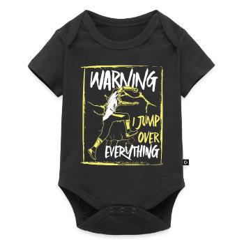 Parkour Free Running Traceur - Baby Premium short-sleeve bodysuit - black - Front
