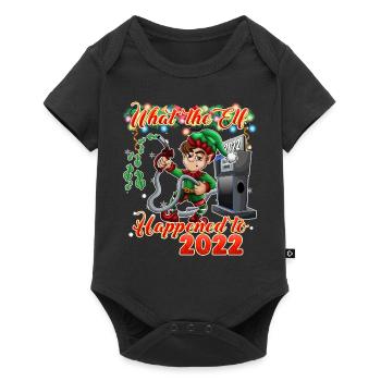 What the Elf Happened to 2022 - Funny Christmas 20 - Baby Premium short-sleeve bodysuit - black - Front