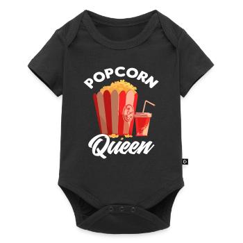Movie Popcorn Lover - Baby Premium short-sleeve bodysuit - black - Front