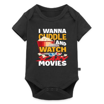 Film d’horreur Films Amateurs Cinéma - Body à manches courtes Premium Bébé - noir - Devant