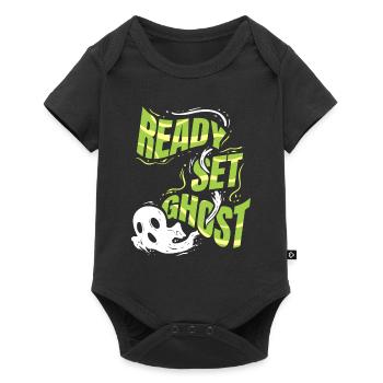 Ready Set Ghost Instead Of Ready Set Go Spirit On - Baby Premium short-sleeve bodysuit - black - Front