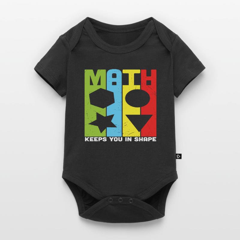 Math Keeps You In Shape Math Quotes Baby Premium short-sleeve bodysuit