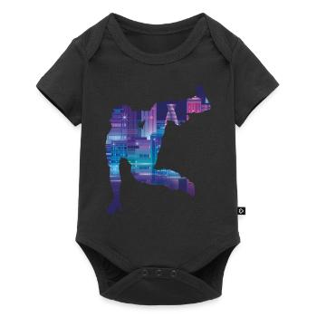Parkour Free Running Traceur - Baby Premium short-sleeve bodysuit - black - Front
