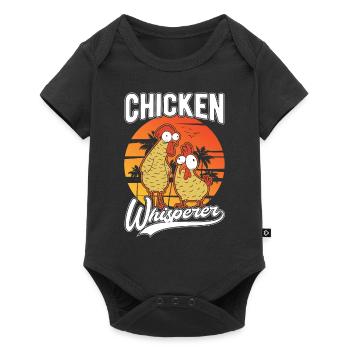Chicken Whisperer Chicken Breeding Chicken Farmer - Baby Premium short-sleeve bodysuit - black - Front