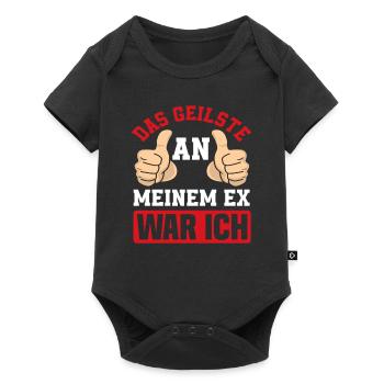 Das Geilste An Meinem Ex War Ich Scheidung Exmann - Baby Premium Kurzarmbody - Schwarz - Vorne