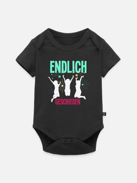 Endlich Geschieden Scheidungsparty - Baby Premium Kurzarmbody - Schwarz