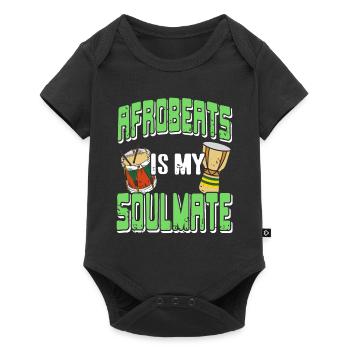 Afrobeats Is My Soulmate Retro Afrobeat Lover - Baby Premium short-sleeve bodysuit - black - Front