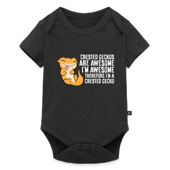 Crested Geckos Are Awesome Im Awesome Im A - Baby Premium short-sleeve bodysuit - black - Front