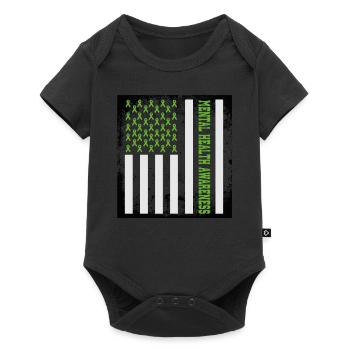 Mental Health Awareness Educating About Mental - Baby Premium short-sleeve bodysuit - black - Front