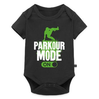 Parkour Free Running Traceur - Baby Premium short-sleeve bodysuit - black - Front