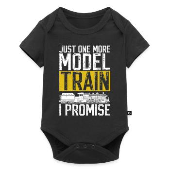 Conducteur de train à vapeur Trainspotting - Body à manches courtes Premium Bébé - noir - Devant