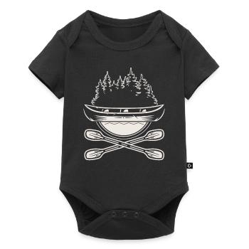 Kayak Canoë - Body à manches courtes Premium Bébé - noir - Devant
