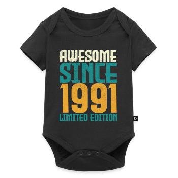 Awesome Since 1990 limited edition. - Baby Premium short-sleeve bodysuit - black - Front