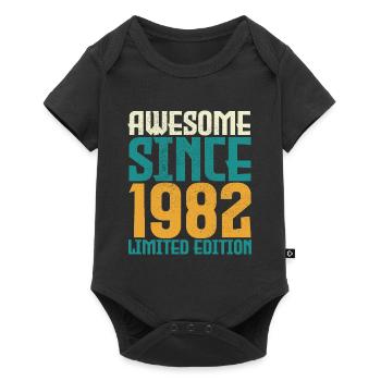 Awesome Since 1982 limited edition. - Body à manches courtes Premium Bébé - noir - Devant