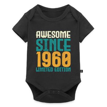 awesome since 1960 Limited Edition - Baby Premium short-sleeve bodysuit - black - Front
