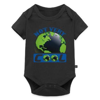Pas très cool Earth Protection Support Citations - Body à manches courtes Premium Bébé - noir - Devant