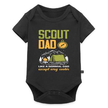 Scout Papa - Body à manches courtes Premium Bébé - noir - Devant
