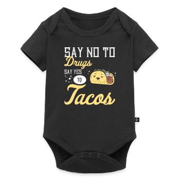 Taco Mexican Food Mexico Tortilla Burrito - Baby Premium short-sleeve bodysuit - black - Front