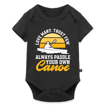 Kayak Canoë - Body à manches courtes Premium Bébé - noir - Devant