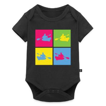 Kayak Canoë - Body à manches courtes Premium Bébé - noir - Devant