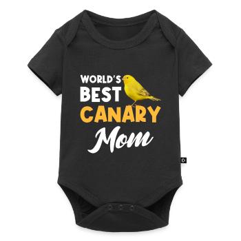 World's Best Canary Mom Songbird / Mother's Day - Baby Premium short-sleeve bodysuit - black - Front
