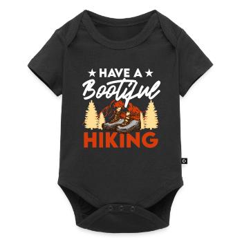 Camping Mountain Trail Adventure Hikers - Baby Premium short-sleeve bodysuit - black - Front
