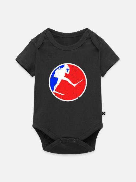 Tauchen Logo - Baby Premium Kurzarmbody - Schwarz