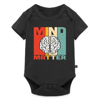 Mind Matter - Baby Premium short-sleeve bodysuit - black - Front