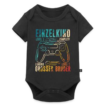 EINZELKIND LEVEL 1 COMPLETE LOADING LEVEL 2 GROSSE - Baby Premium Kurzarmbody - Schwarz - Vorne