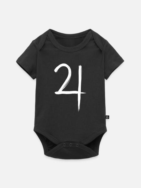 Jupiter Astrologie Symbol - Baby Premium Kurzarmbody - Schwarz