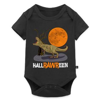 T Rex Halloween Dinosaur Costume - Baby Premium short-sleeve bodysuit - black - Front