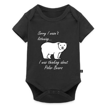Thinking About Polar Bears Wildlife Nature - Baby Premium short-sleeve bodysuit - black - Front