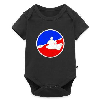 Kanusport Logo - Baby Premium Kurzarmbody - Schwarz - Vorne
