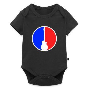 Logo d’Egitarre - Body à manches courtes Premium Bébé - noir - Devant