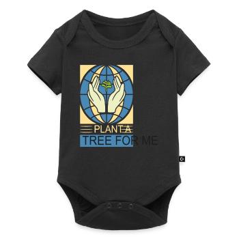 Plant A Tree For Me Quotes - Baby Premium short-sleeve bodysuit - black - Front