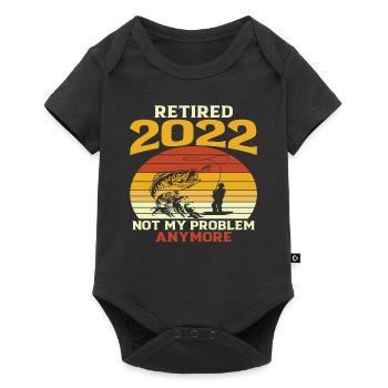 Retired 2022 Not My Problem Anymore Retro - Baby Premium short-sleeve bodysuit - black - Front