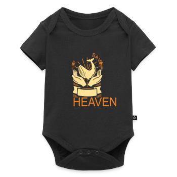 Safe Wildlife And Go To Heaven Wildlife Quotes - Baby Premium short-sleeve bodysuit - black - Front