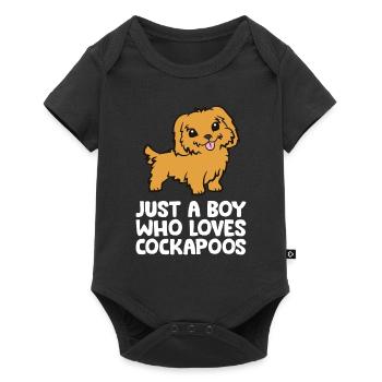 Juste un garçon qui aime les cacatoès - Body à manches courtes Premium Bébé - noir - Devant