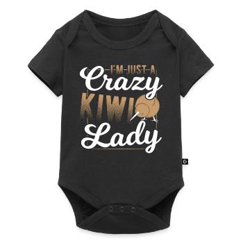 Bird Ornithologist New Zealand Bird Watching Rice - Baby Premium short-sleeve bodysuit - black - Front