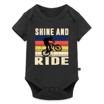 Shine and Ride Cool Citations - Body à manches courtes Premium Bébé - noir - Devant
