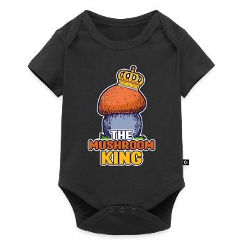 Mushrooms Mushrooms Porcini Mushrooms Collectors Chanterelles - Baby Premium short-sleeve bodysuit - black - Front