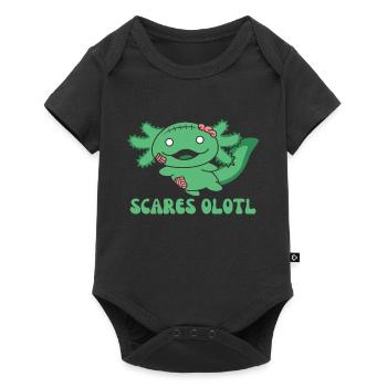 Scares olotl Axolotl Halloween Zombie Costume - Body à manches courtes Premium Bébé - noir - Devant