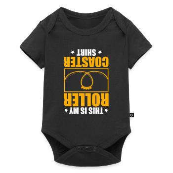 This Is My Roller Coaster Shirt Amusement Park - Baby Premium short-sleeve bodysuit - black - Front