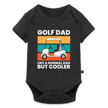 Golf Dad Like A Normal Dad But Cooler Funny Golf - Baby Premium short-sleeve bodysuit - black - Front