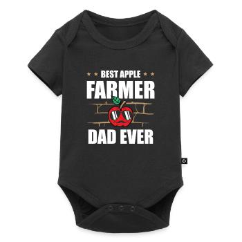 Best apple farmer father of all time - Baby Premium short-sleeve bodysuit - black - Front